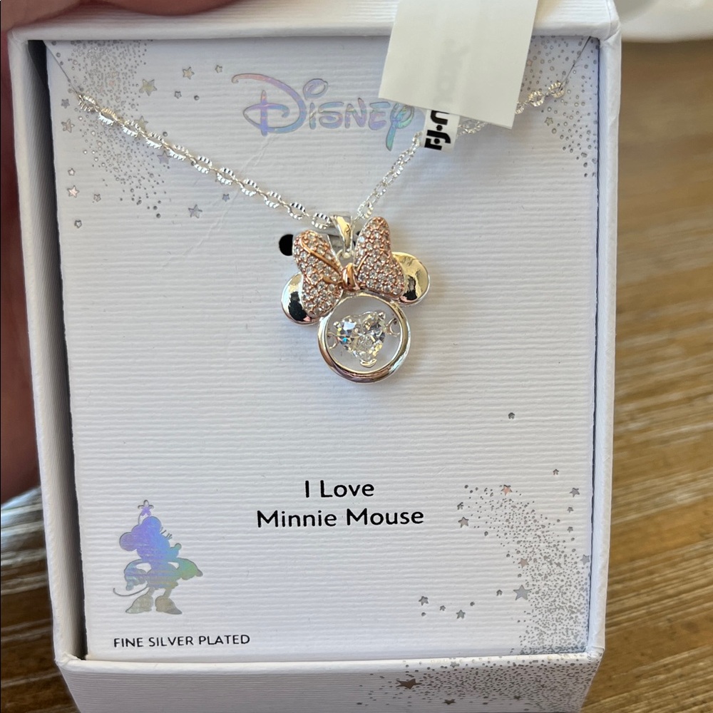 Disney Minnie Mouse Silver and Gold Necklace